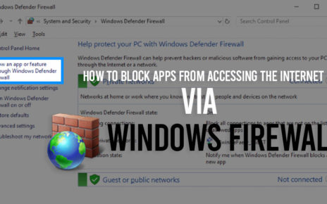 How to Block Apps from Accessing the Internet
