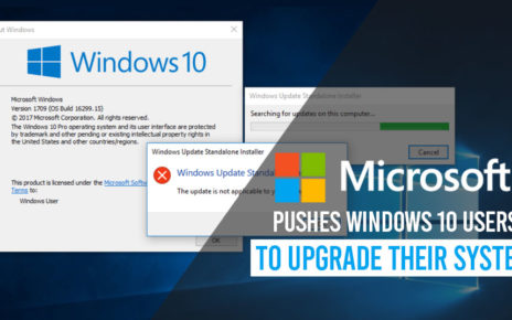 microsoft windows 10 upgrade
