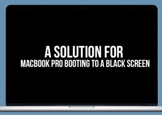 macbook black screen