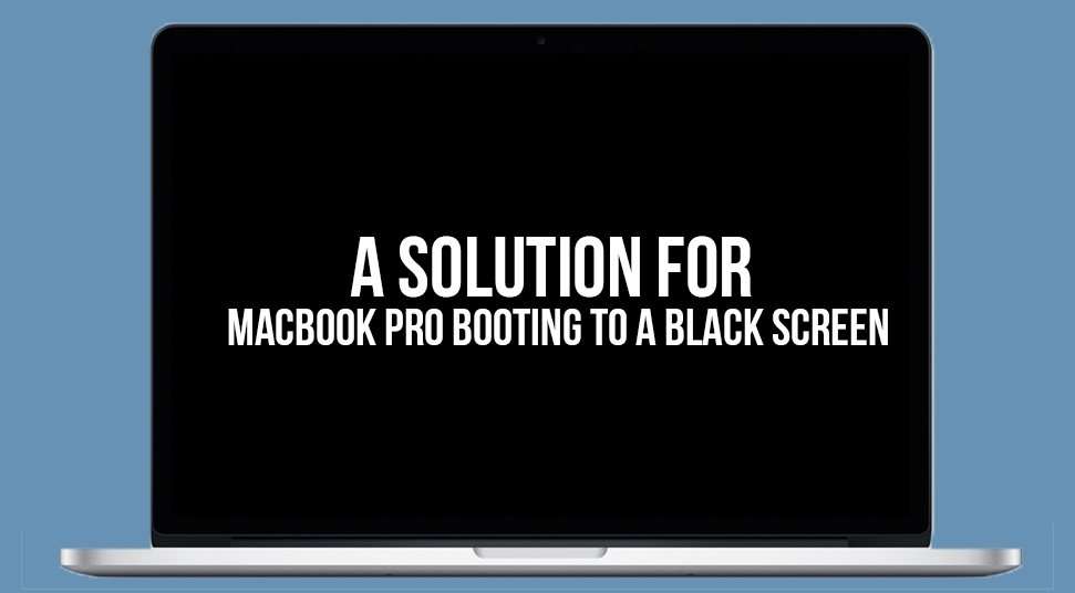 macbook black screen