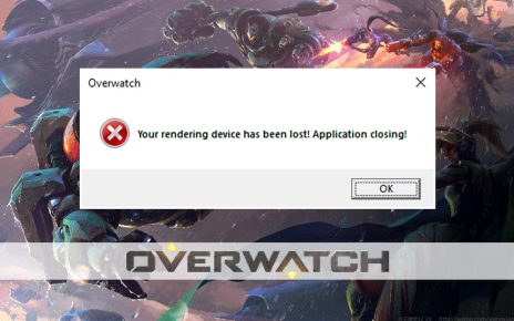 overwatch rendering device lost