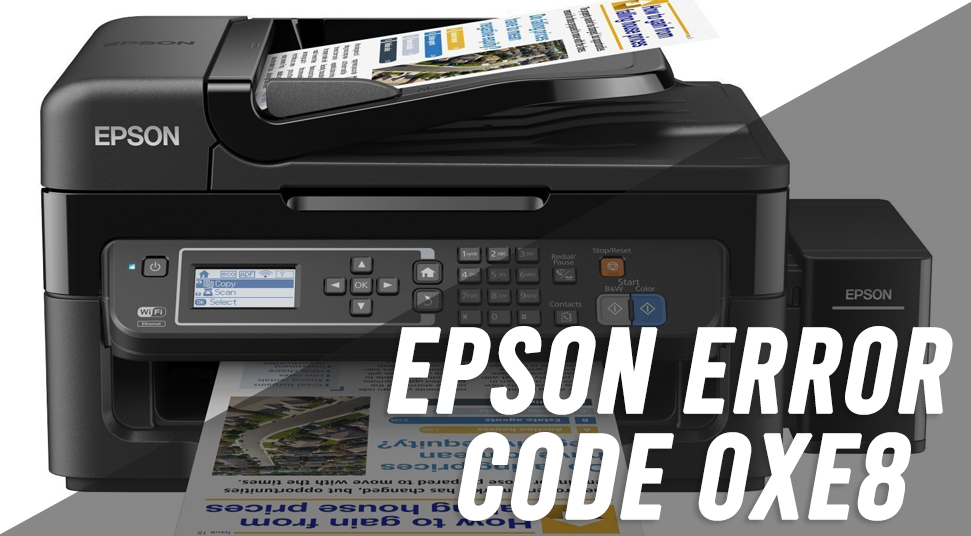 Epson Error Code 0xe8