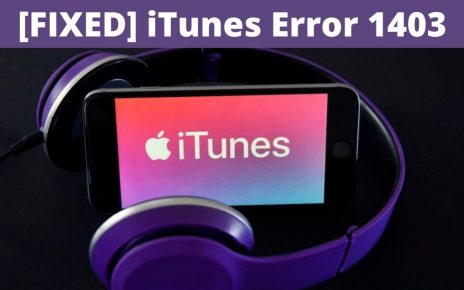 iTunes Error 1403
