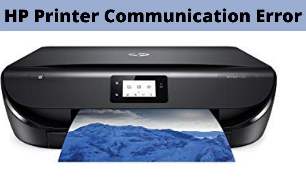 HP Printer Communication Error